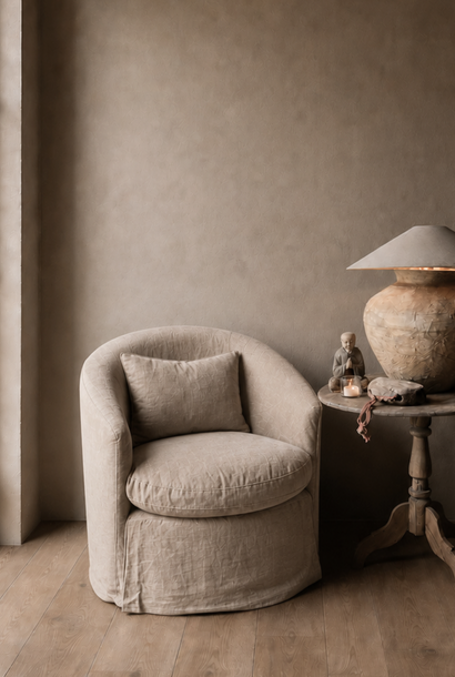 draai Fauteuil Salem | Pure Linnen