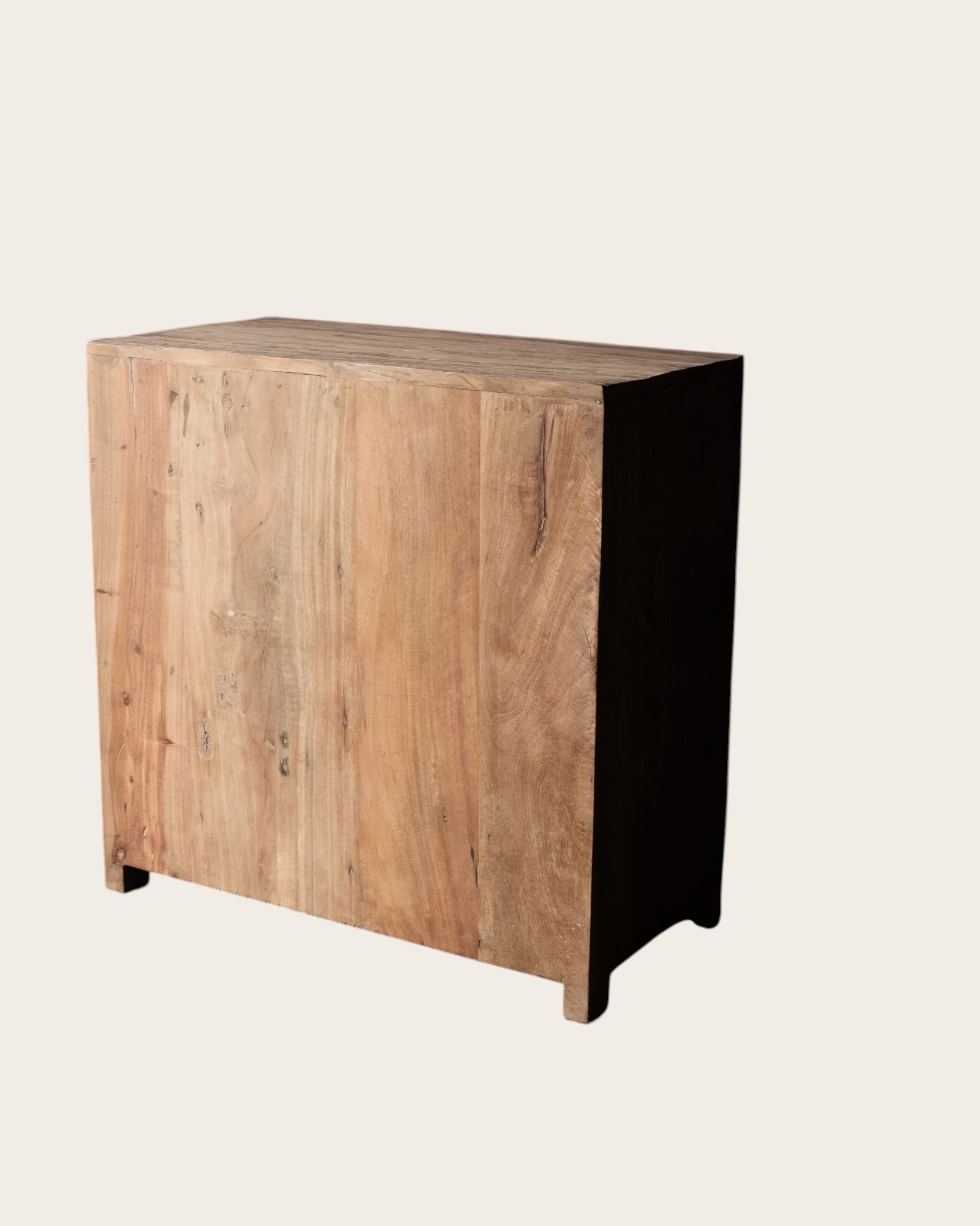 Cardiff Robuster alter Holzschubladenschrank-5