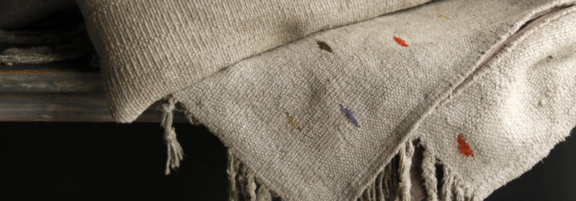 Kilim hemp pillow