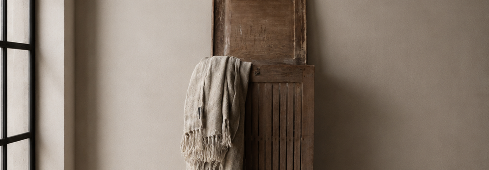 Authentic wooden storage cabinet with character