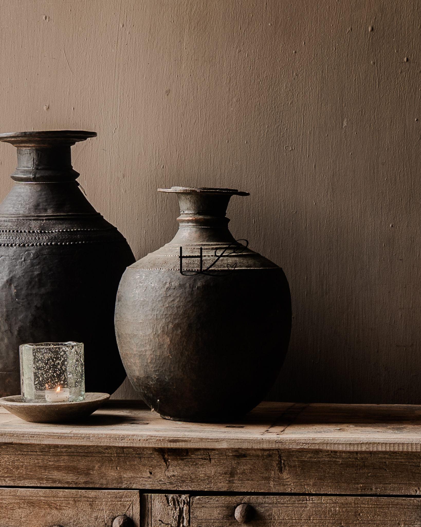 Unique Antique Copper Hoffz Jug-1