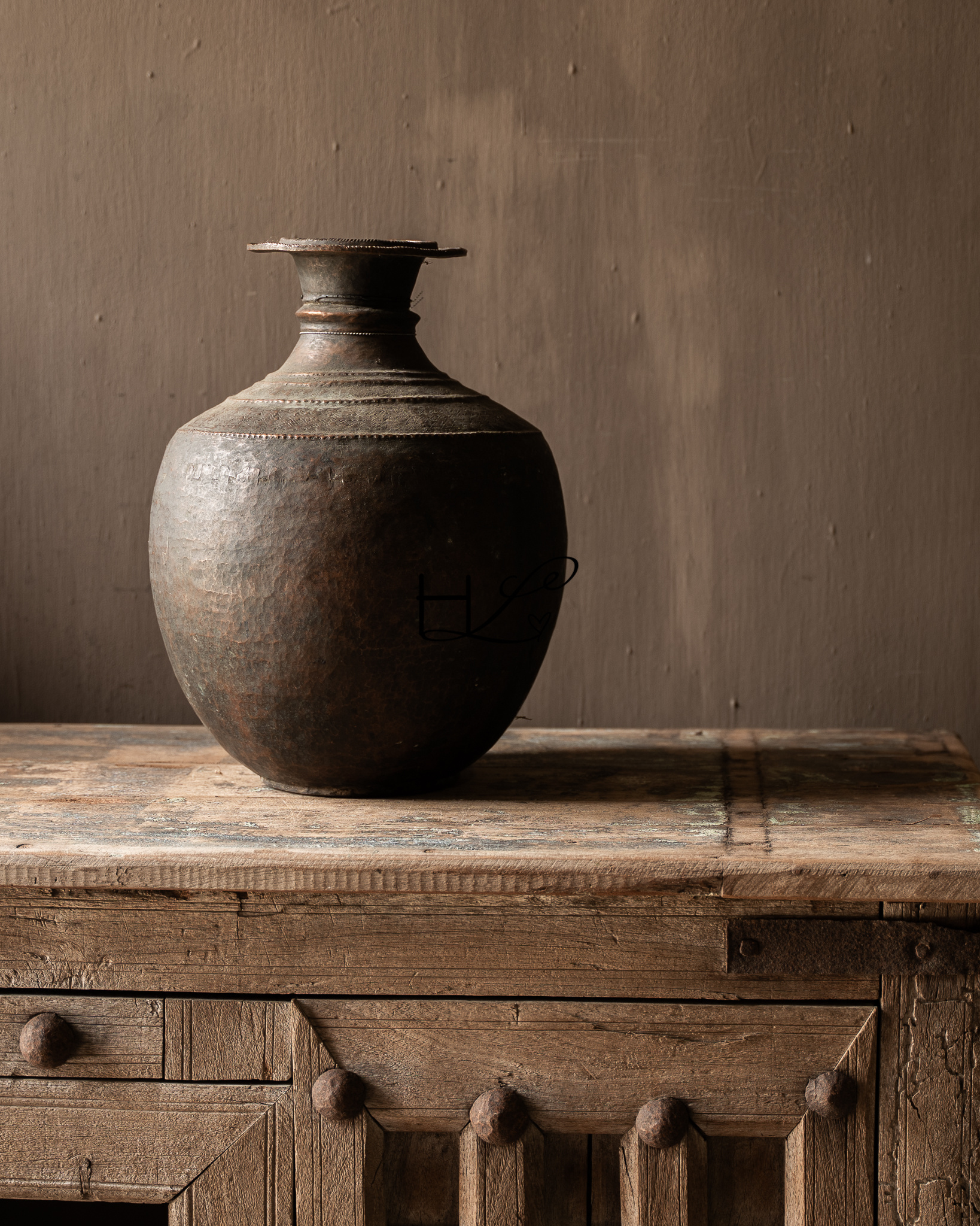Unique Antique Copper Hoffz Jug-2