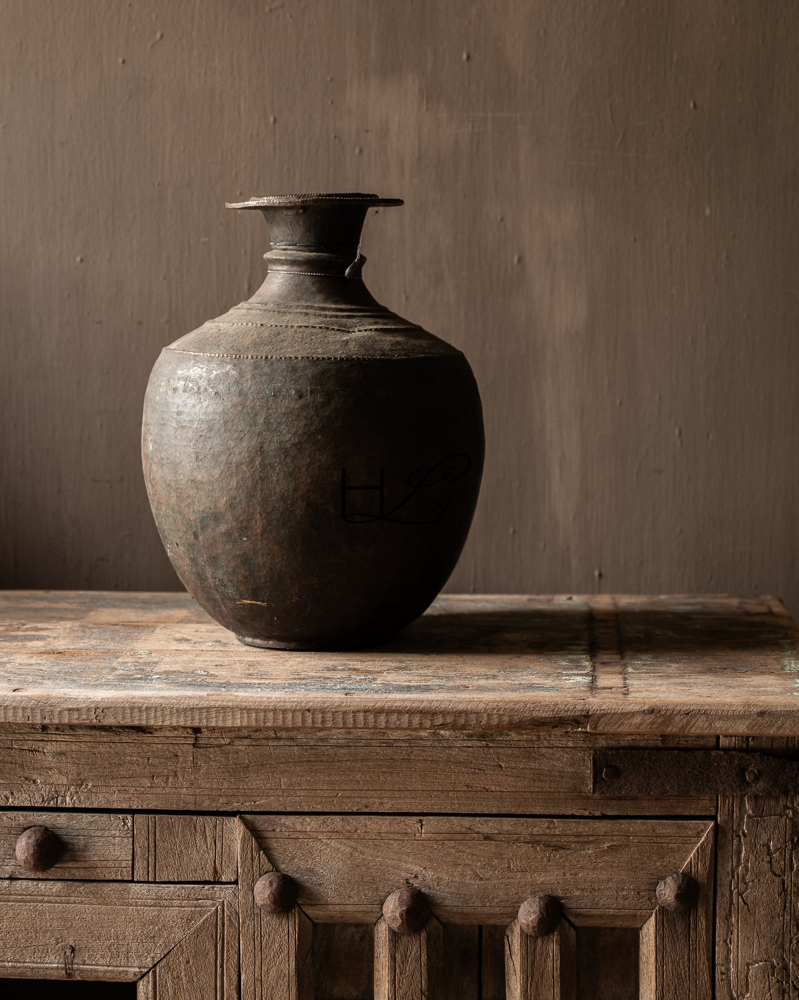 Unique Antique Copper Hoffz Jug-3