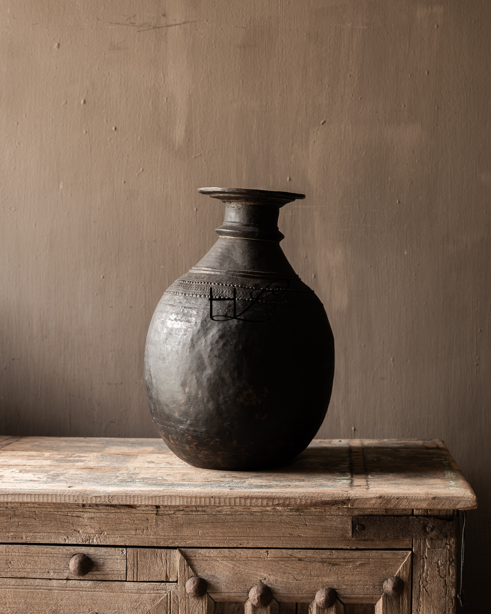 Unique Antique Copper Hoffz Jug-6