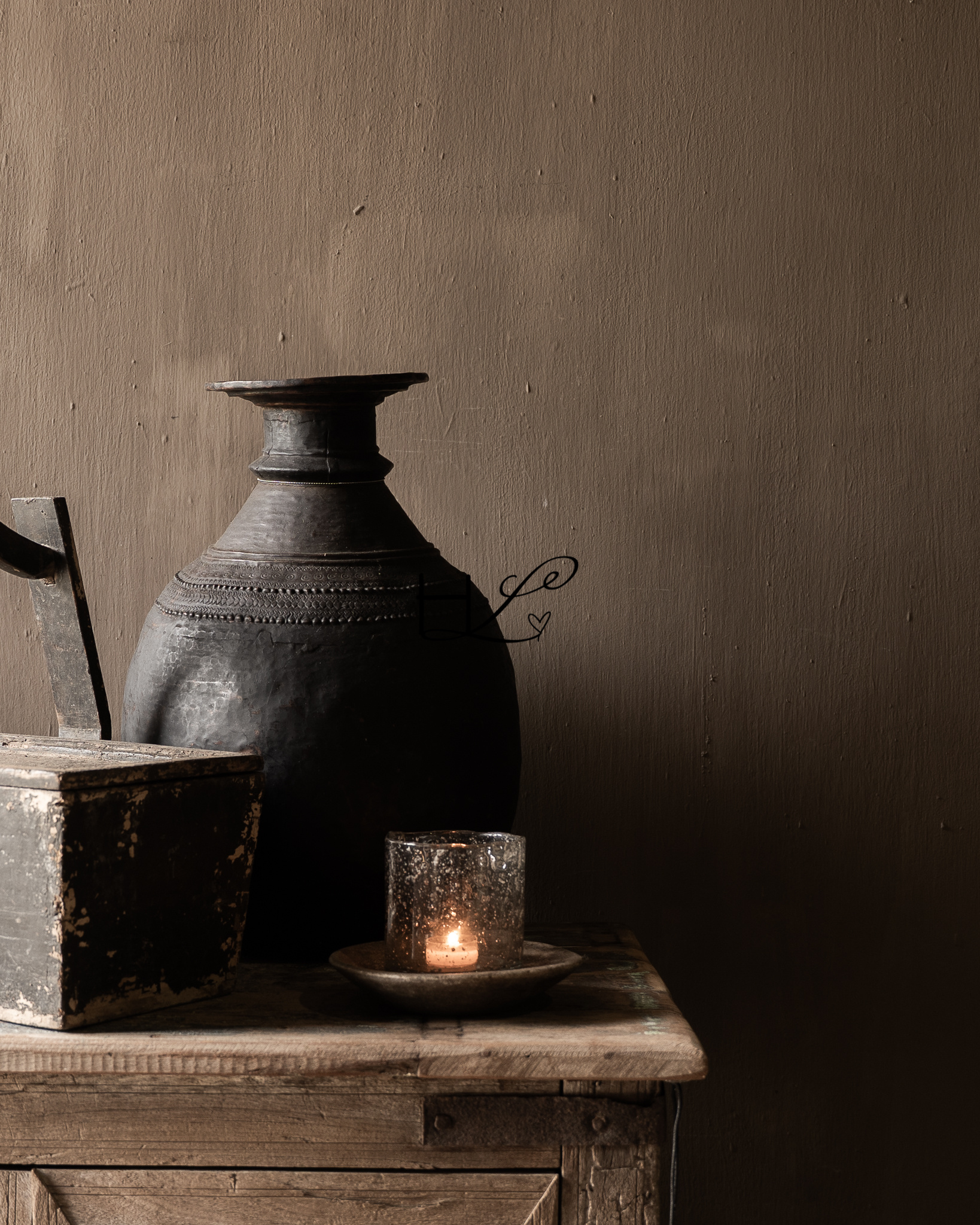 Unique Antique Copper Hoffz Jug-1