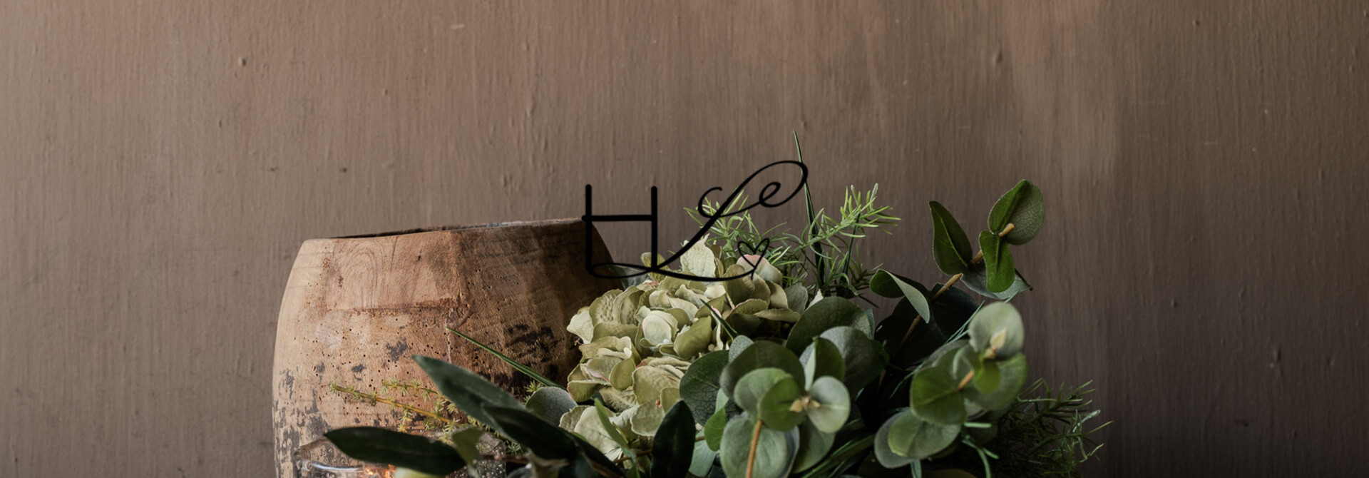 Vintage-Schale aus Rattan, Weide und Ton