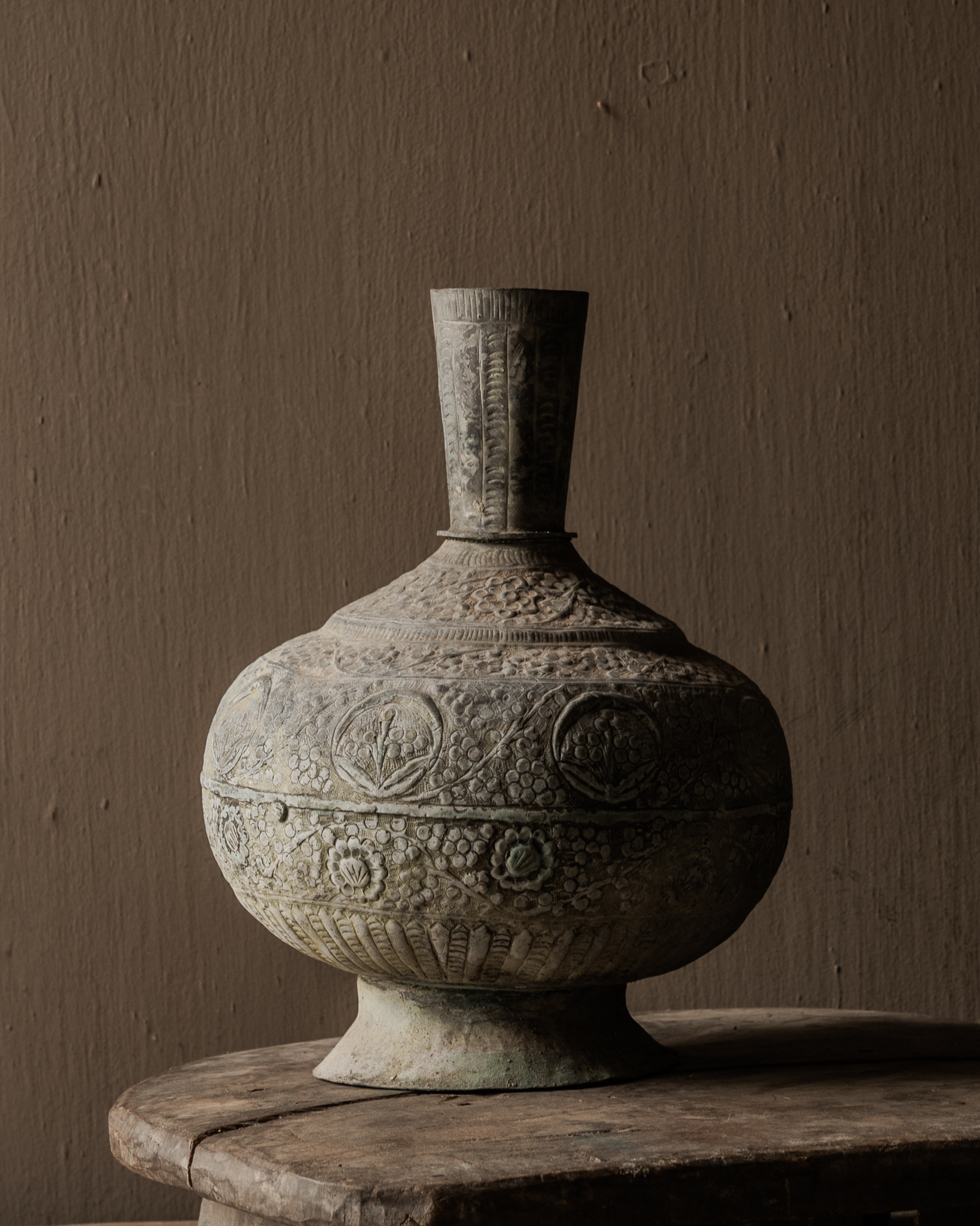 Antique Hoffz jug on foot Ø22 × H30 cm-6