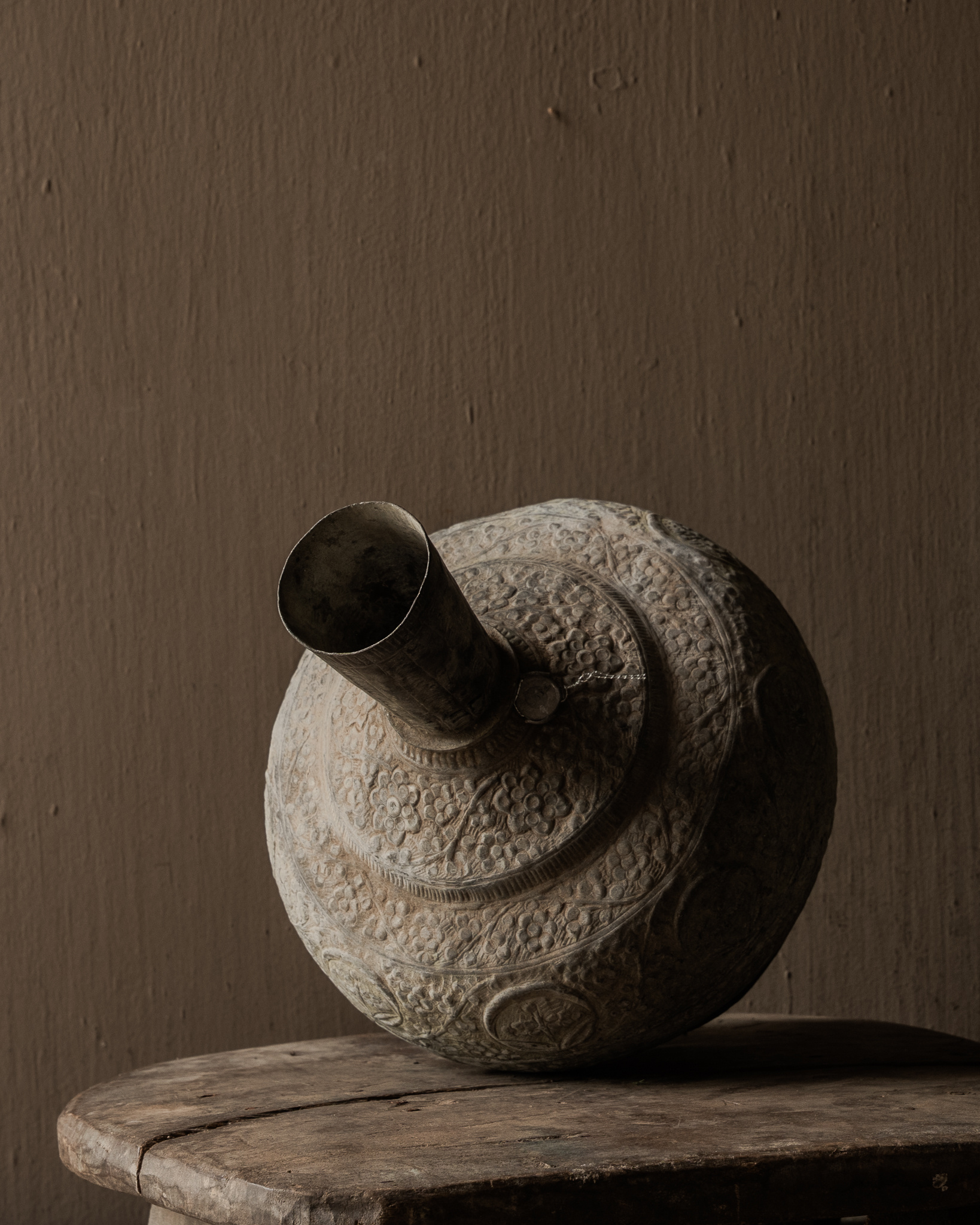 Antique Hoffz jug on foot Ø22 × H30 cm-7
