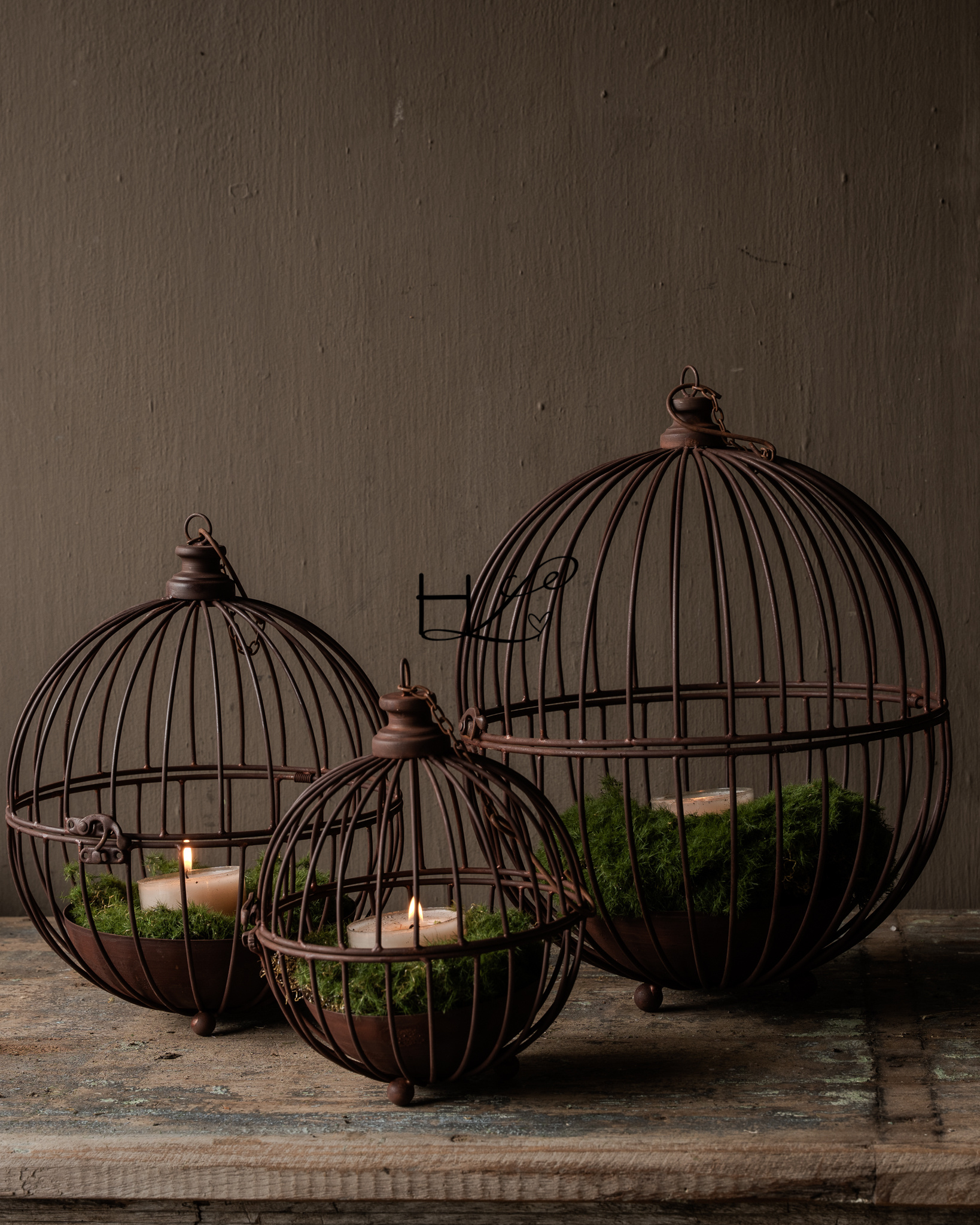Iron rust wire ball-1