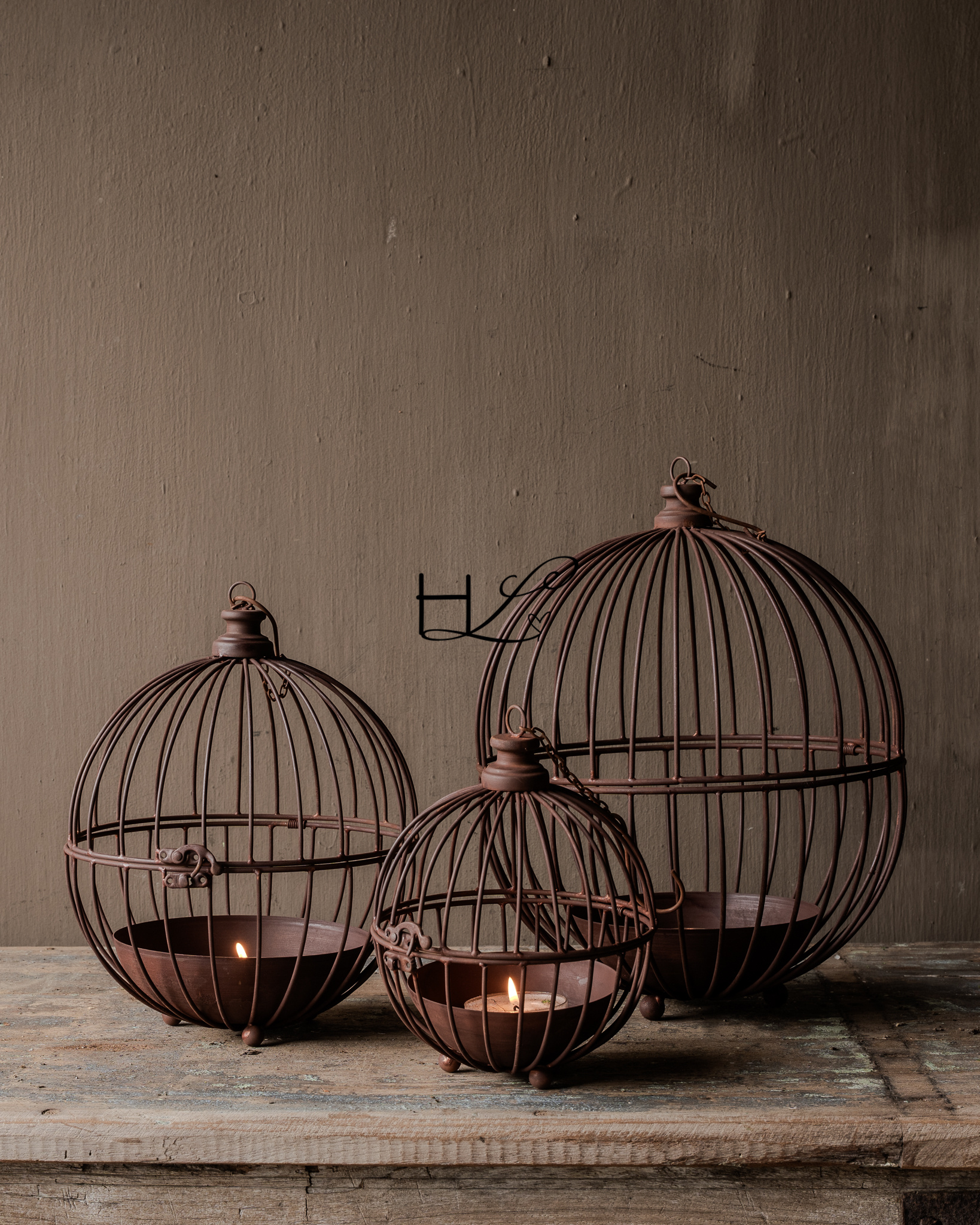 Iron rust wire ball-3