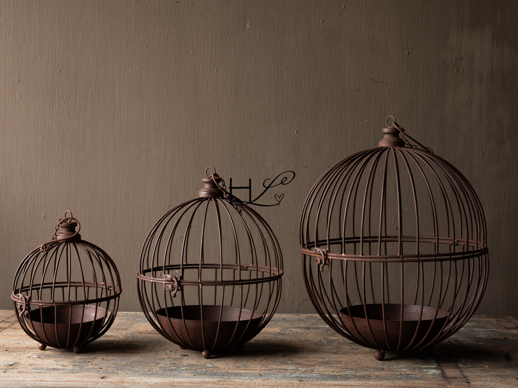 Iron rust wire ball-2