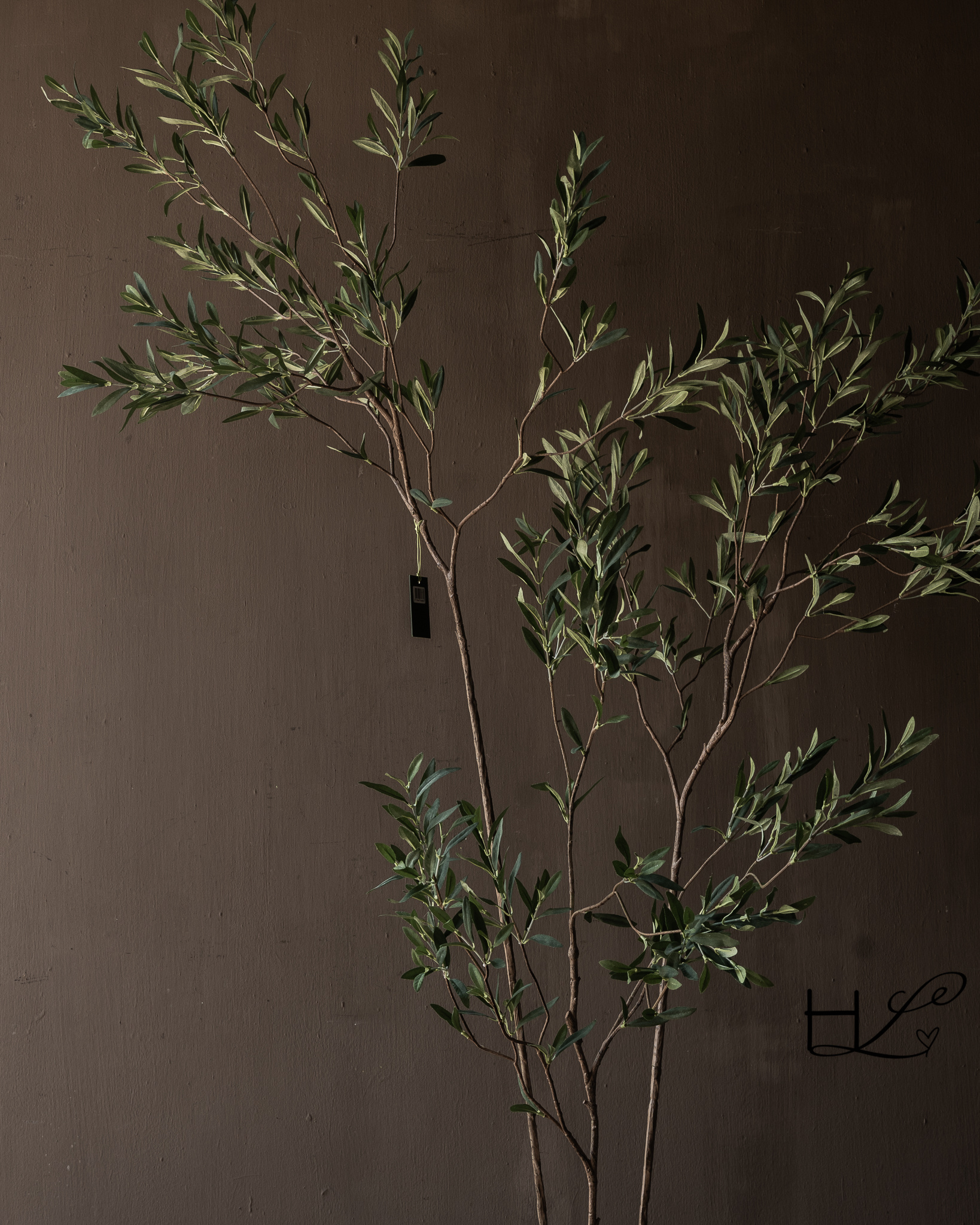 Kunst Olijfboom in Pot Groen Silk-ka-5