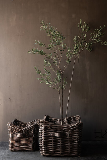 Artificial Potted Olive Tree Green Silk-ka