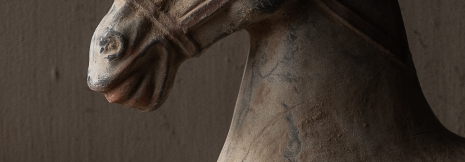 Aardewerk paard Han Style – decoratief terracotta beeld