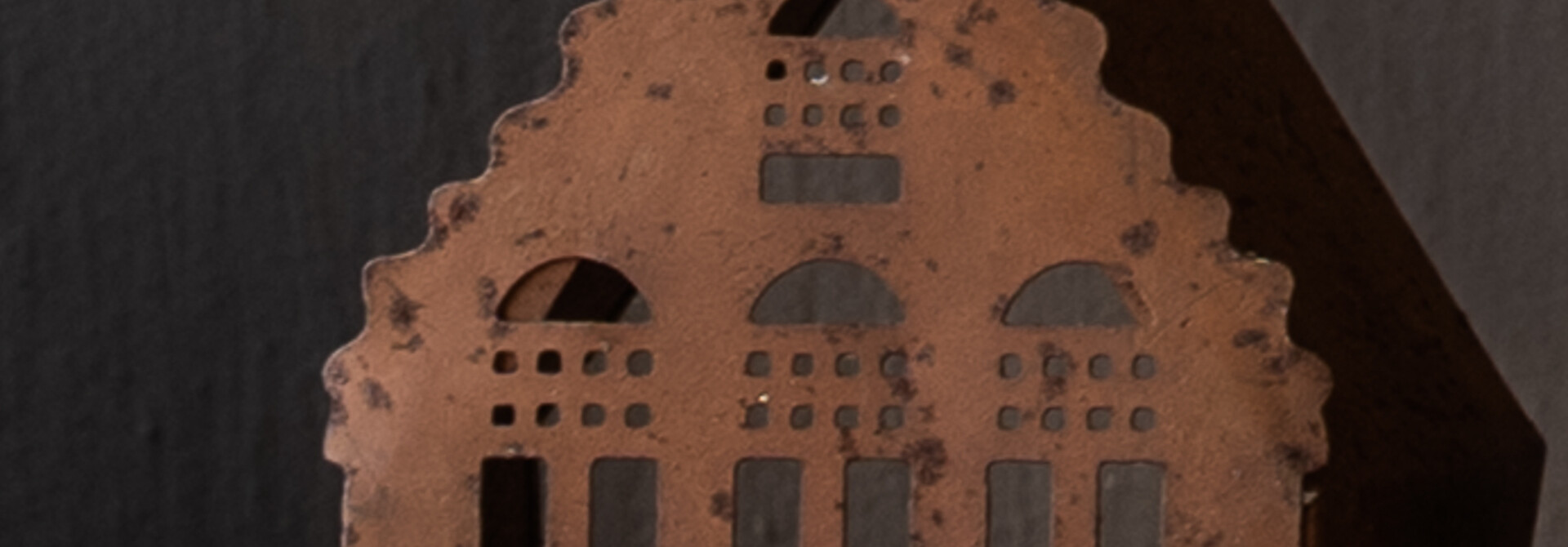 Rusty iron house