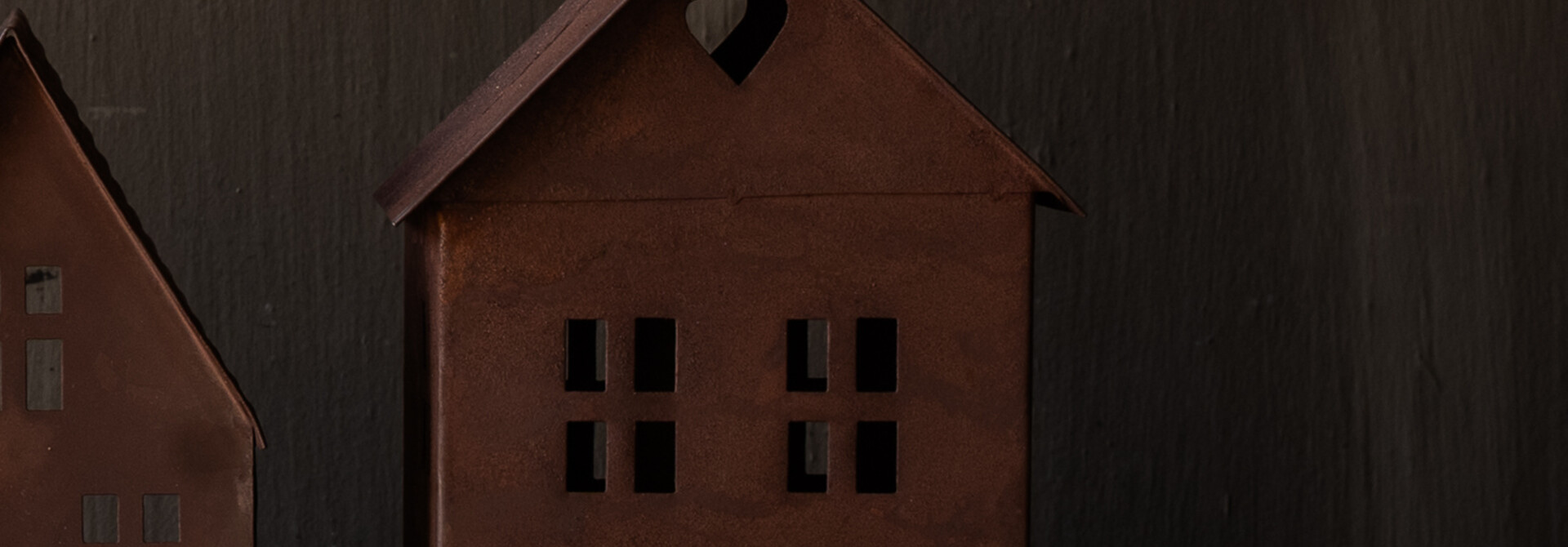 Rusty iron house