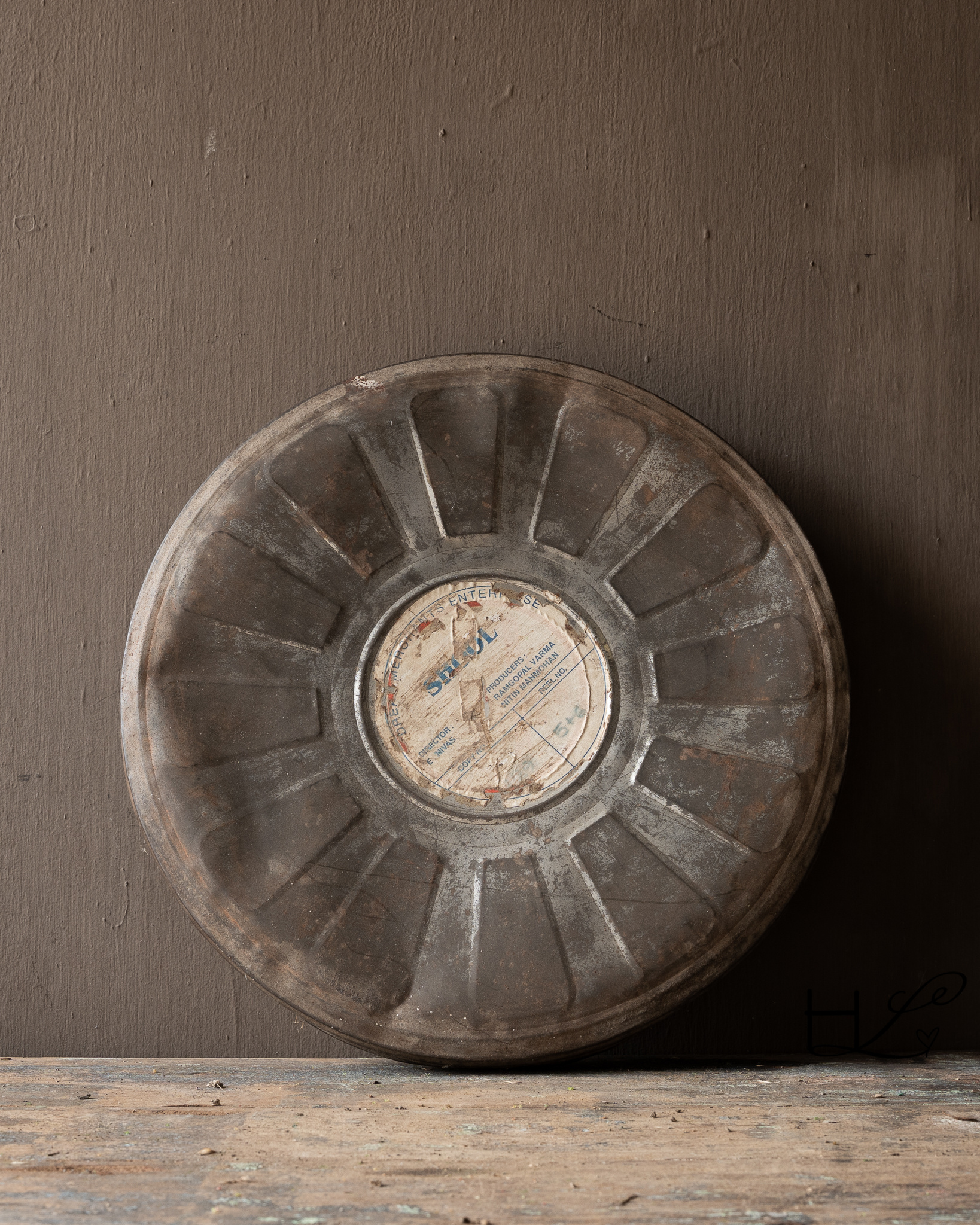 Original vintage film canister from India-1