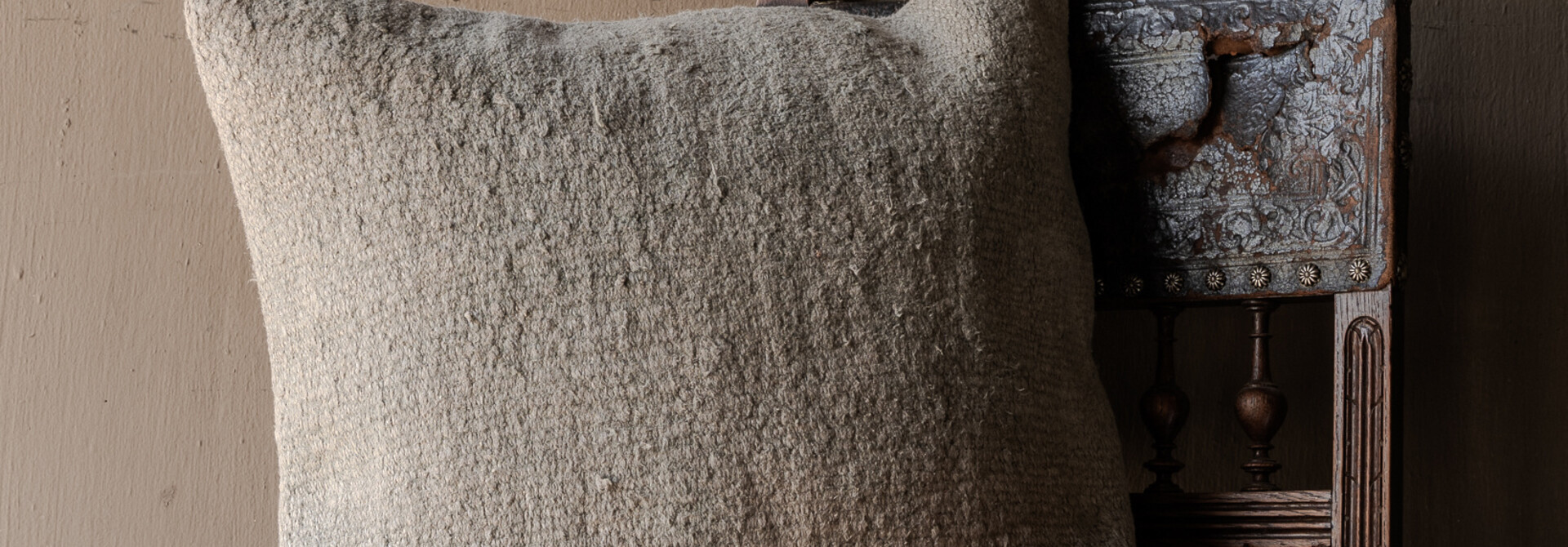 Stoer Hemp Mixed Kussen 50x50 cm | Pure textuur van hennep