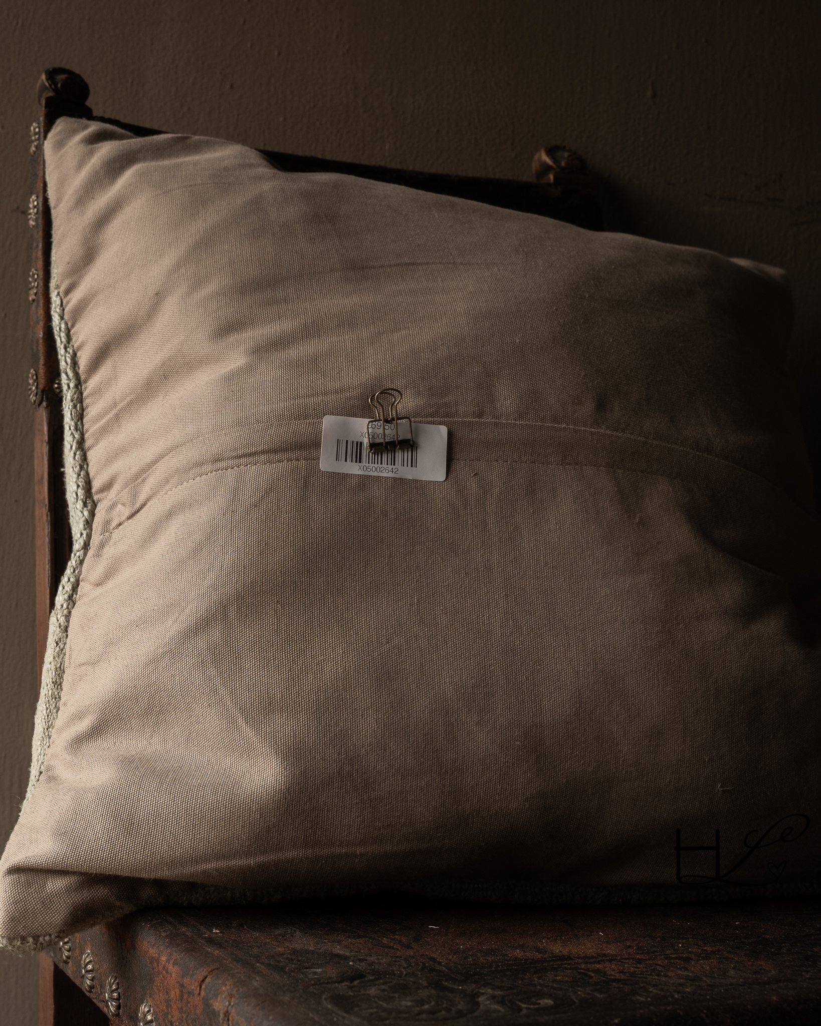 Hanfkissen 50 x 50 cm – Grausalbei-5