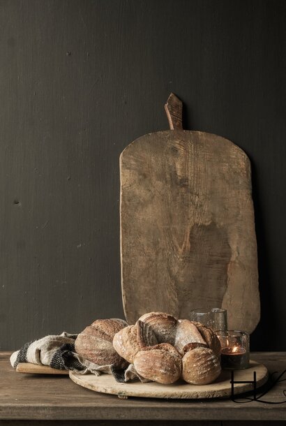Old wooden bread board / cutting board