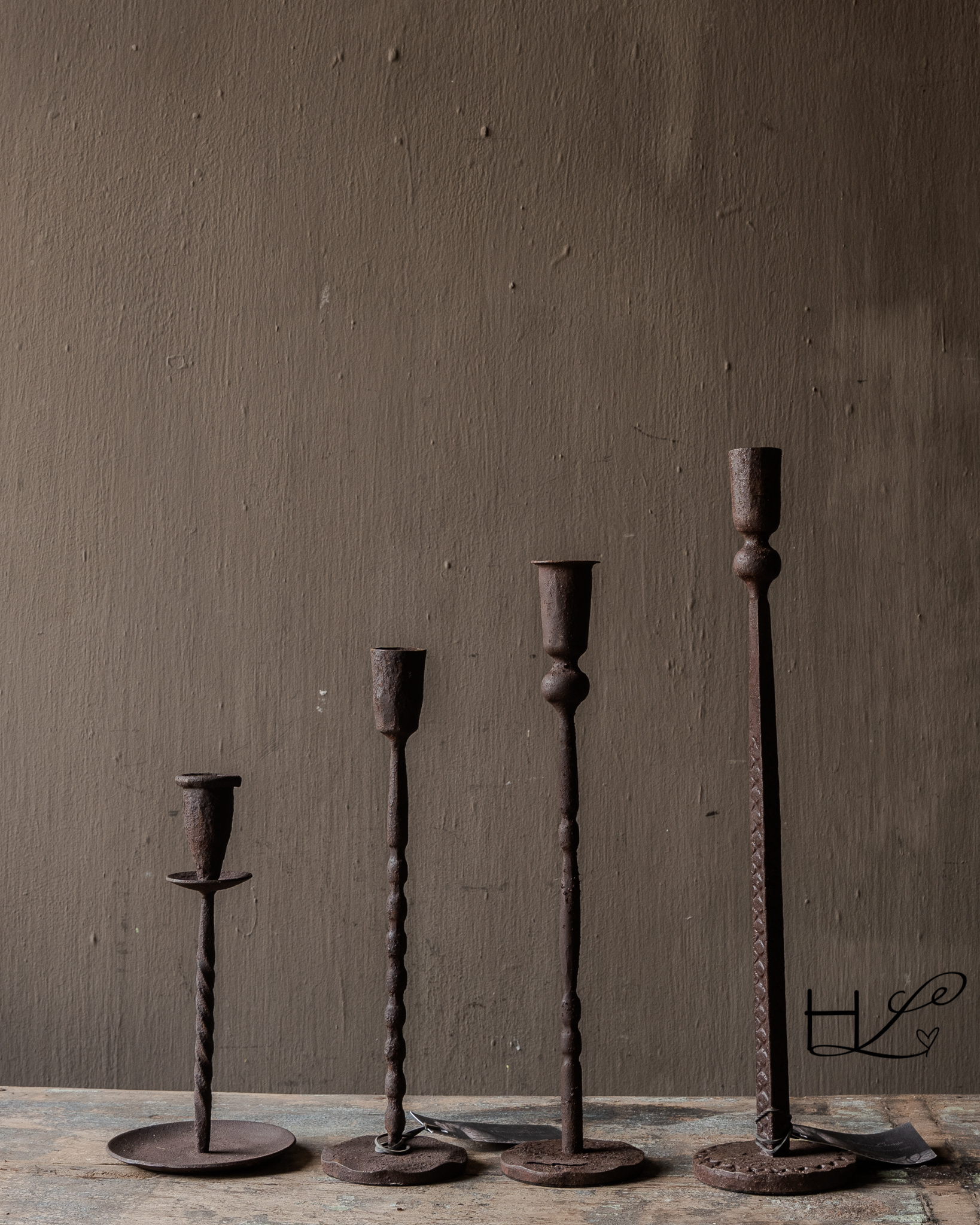 Complete collection of Dusk Iron Candlesticks at HOFFZ-3