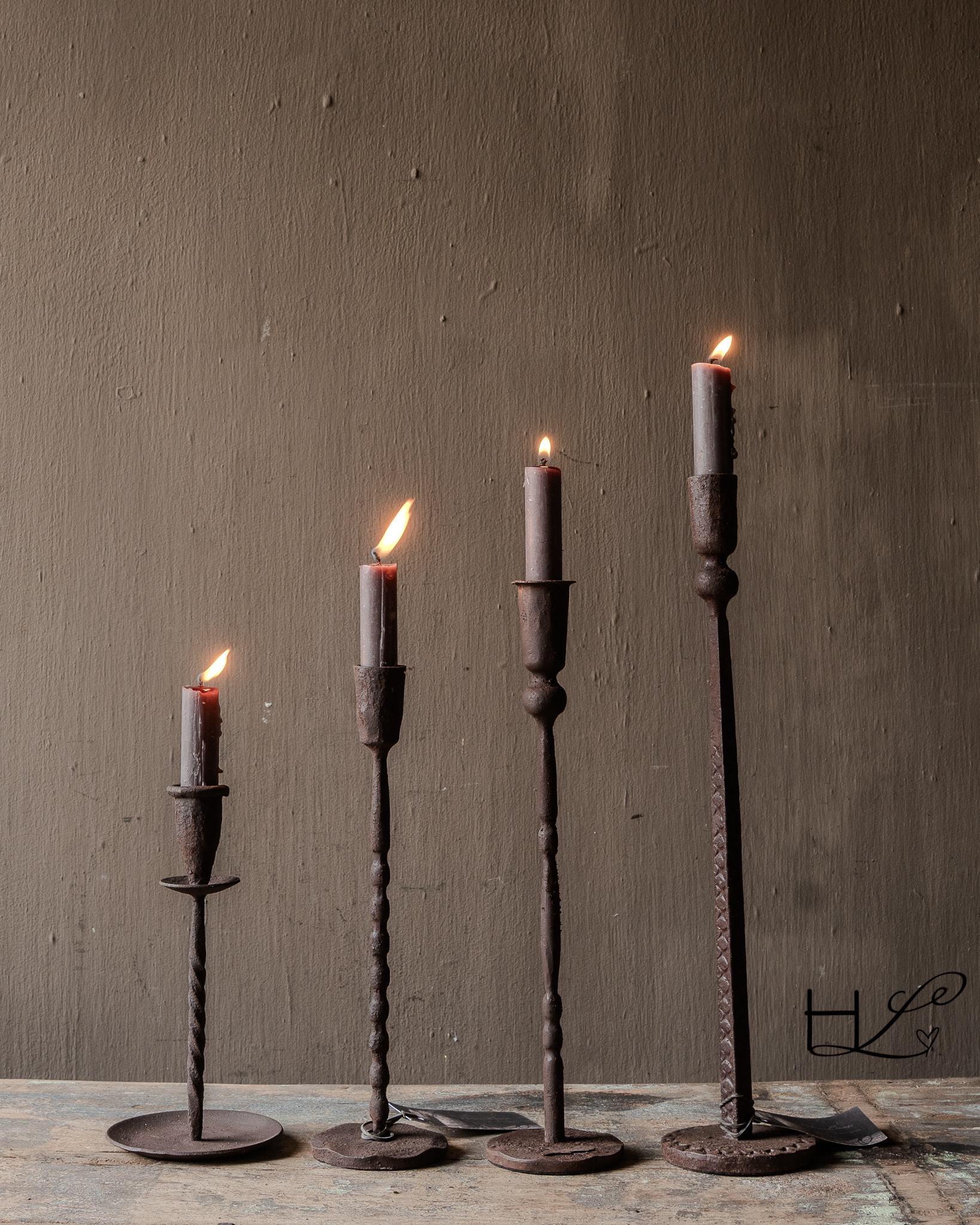 Complete collection of Dusk Iron Candlesticks at HOFFZ-1