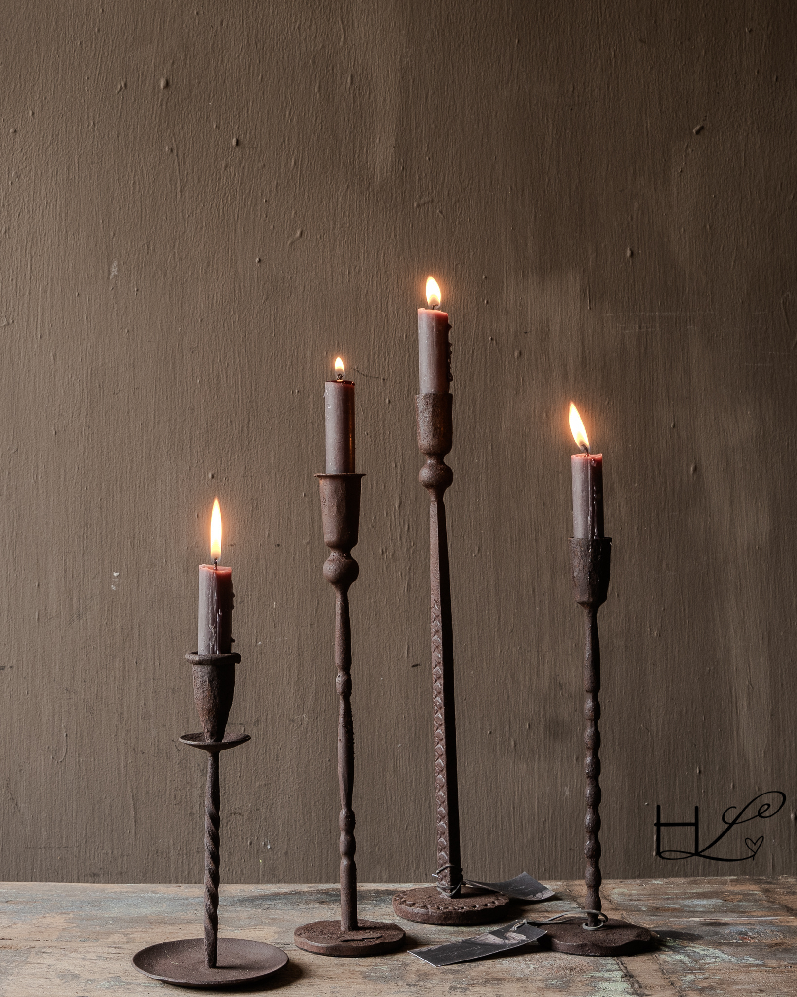 Complete collection of Dusk Iron Candlesticks at HOFFZ-4