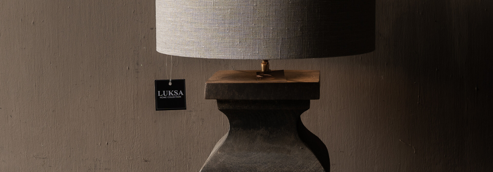 Stoer Houten Baluster lamp