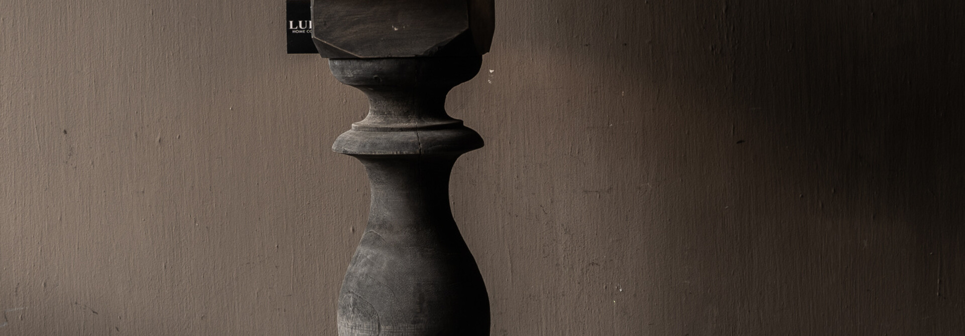 Stoer Houten Baluster lamp