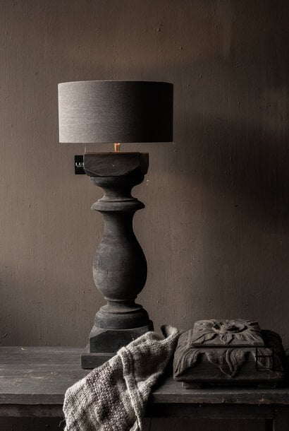 Stoer Houten Baluster lamp