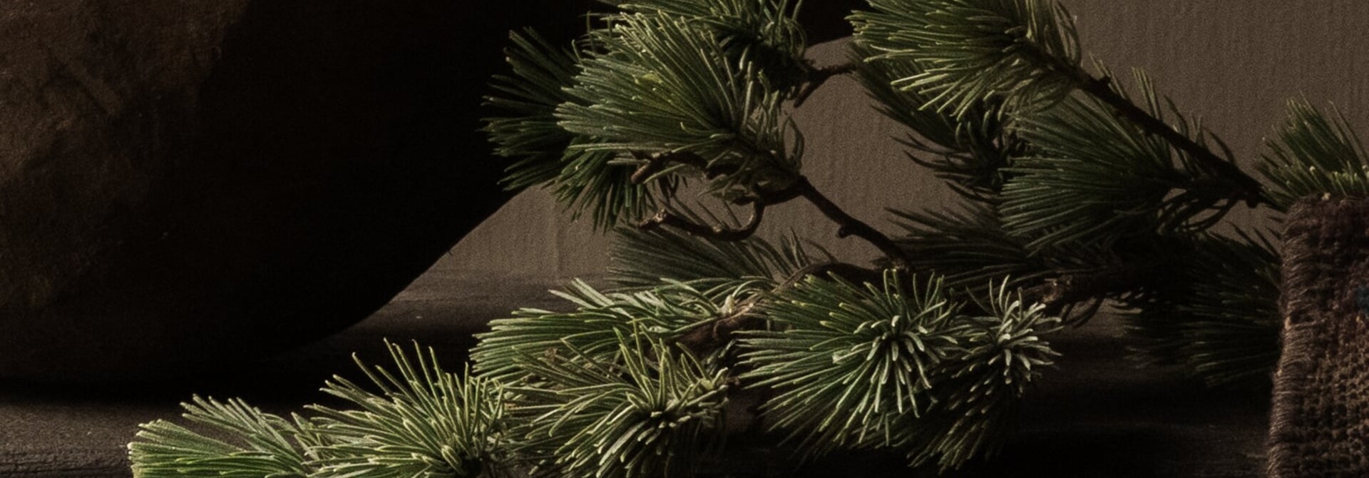 Artificial Larch Branch – green and natural - Copy