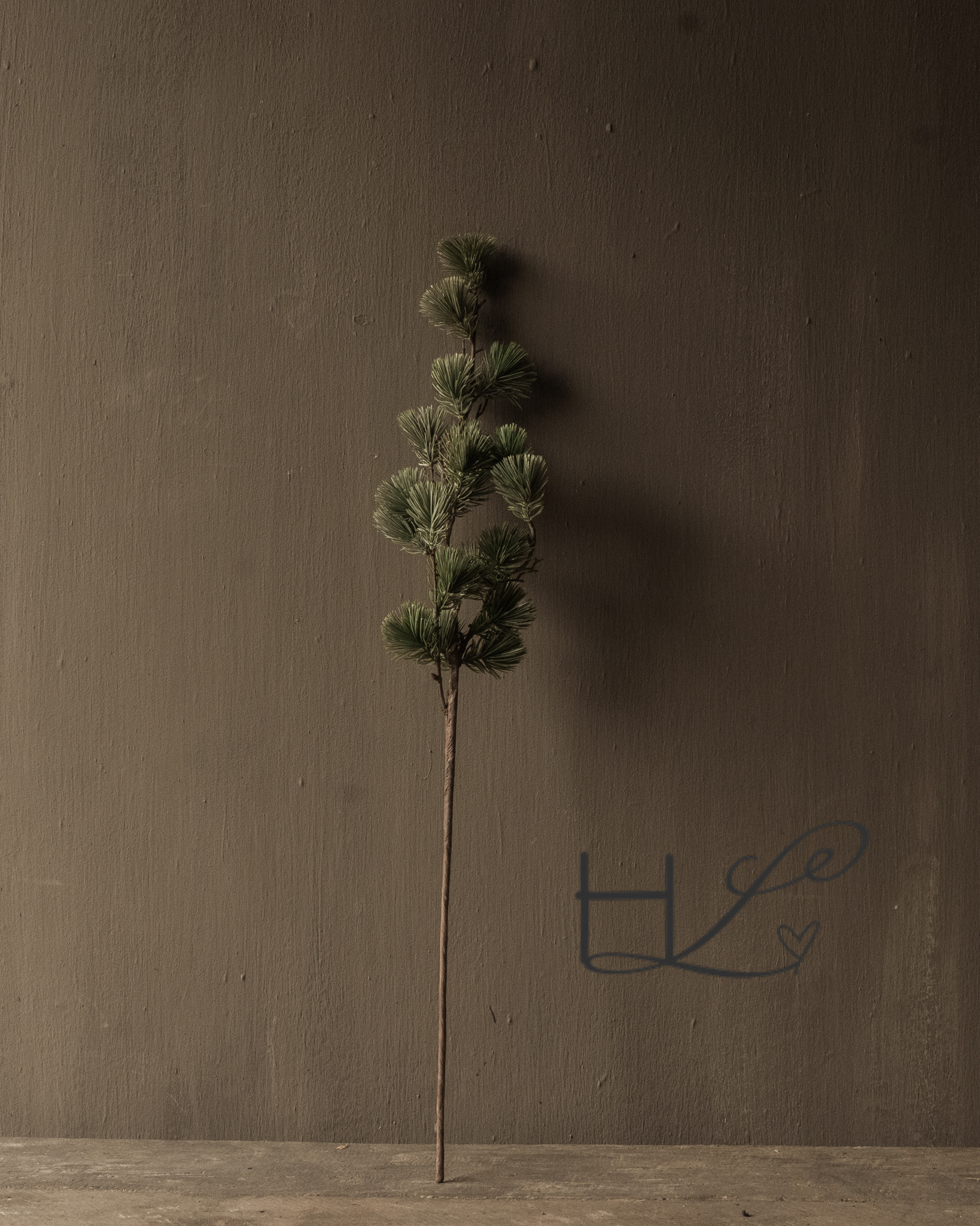 Artificial Larch Branch – green and natural - Copy-2