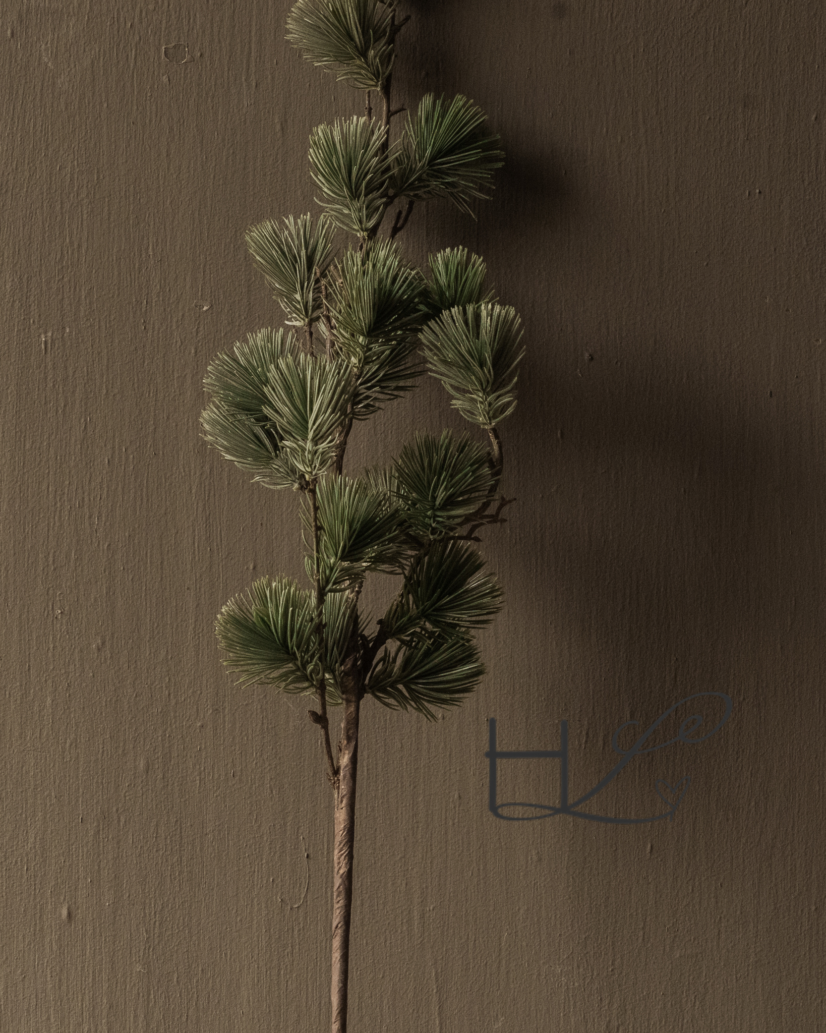 Artificial Larch Branch – green and natural - Copy-4