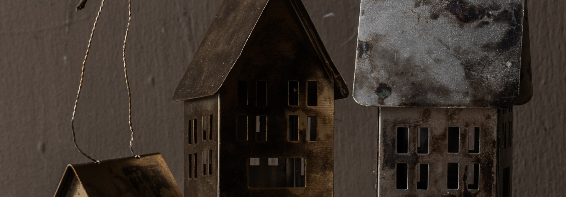 Metallhaus-Set, dreiteilig