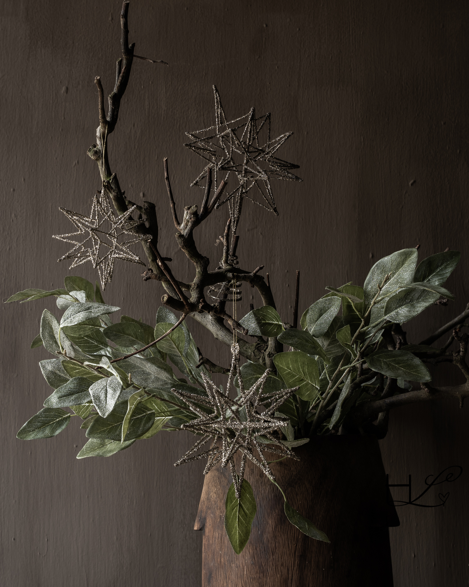 Eucalyptus silver/green 68cm-5