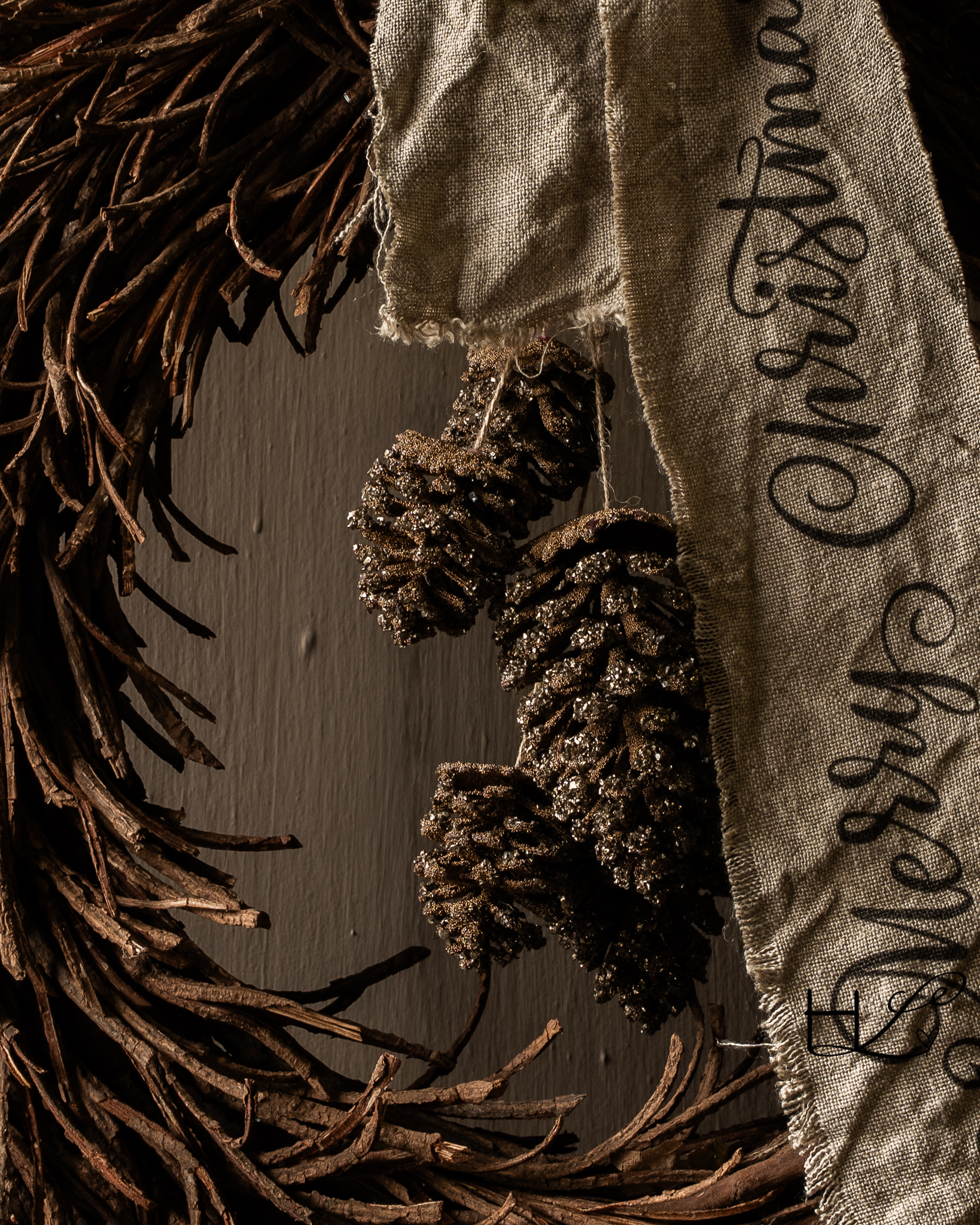Dennenappels met glitter – bundel-2