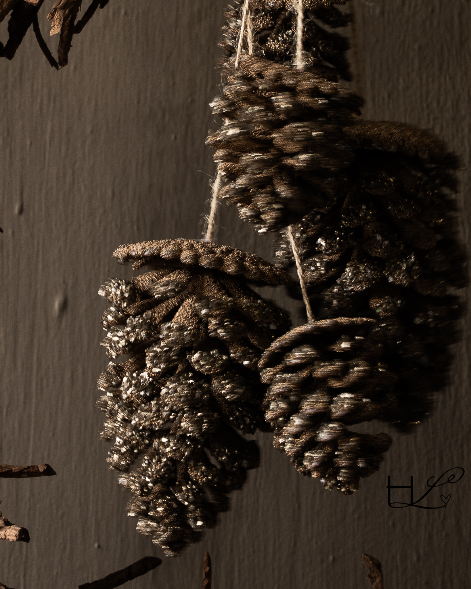 Dennenappels met glitter – bundel-8