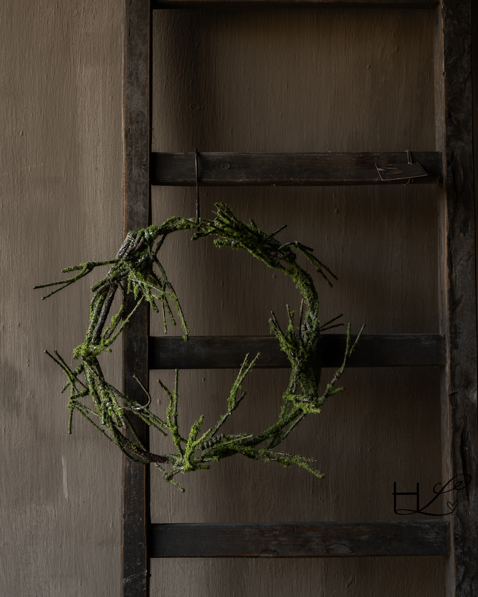 Moss wreath 30 cm-1