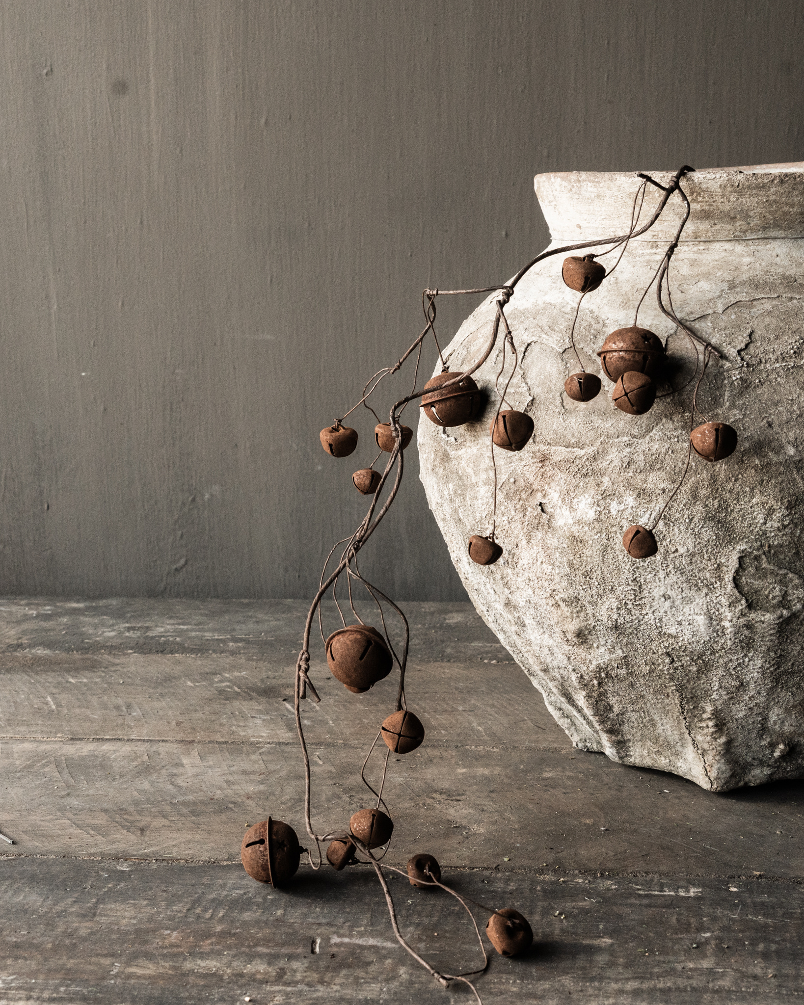 Branch with rusty bells-6
