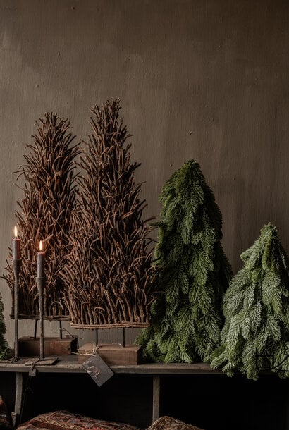 Dekorativer Baum aus Naturrattan, 78 cm