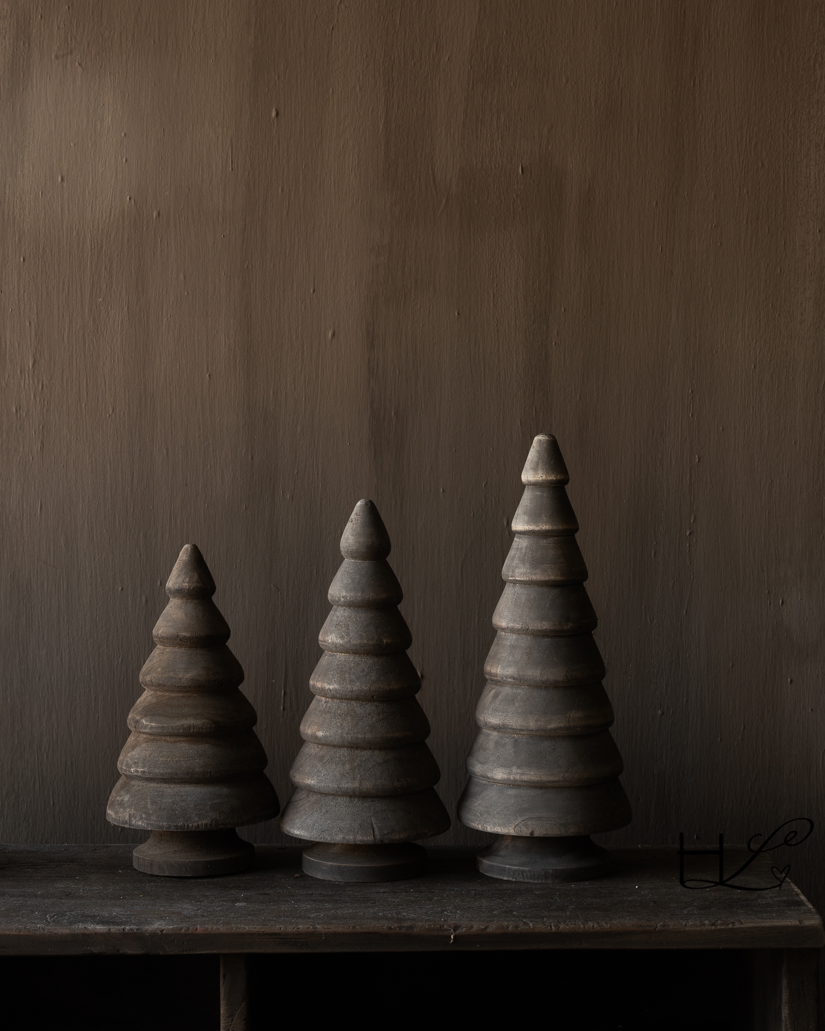Small wooden Christmas tree-2