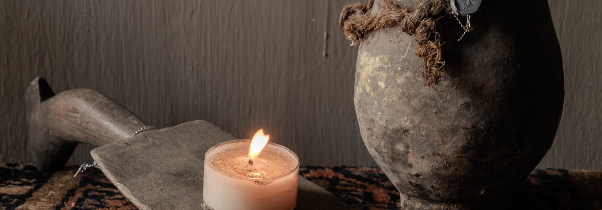 Uniek Oude Authentieke houten lepel