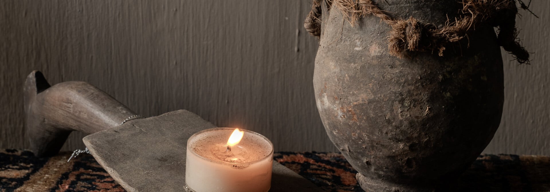 Uniek Oude Authentieke houten lepel