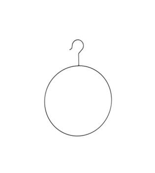 Metalen Ring met Haak Zwart-1