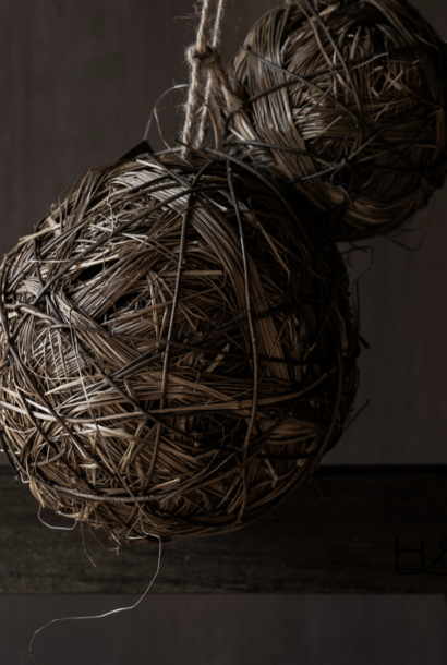 Grass balls with Hanger Natural
