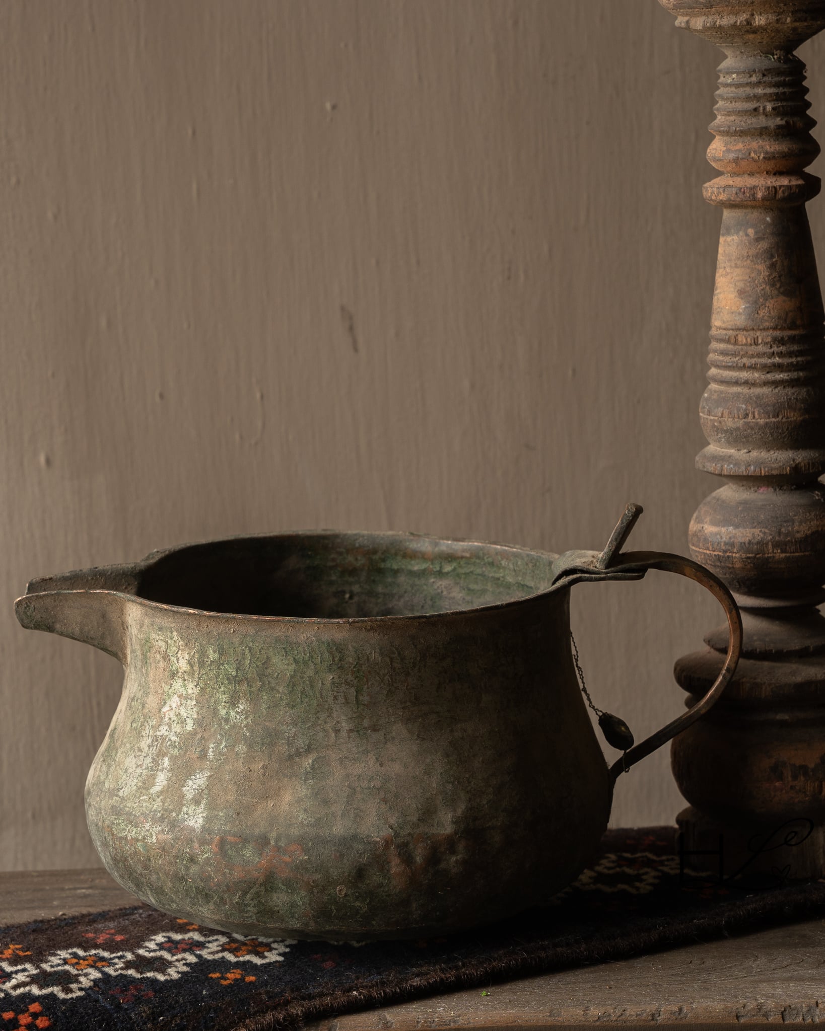 Unique Antique Copper Hoffz Jug-3