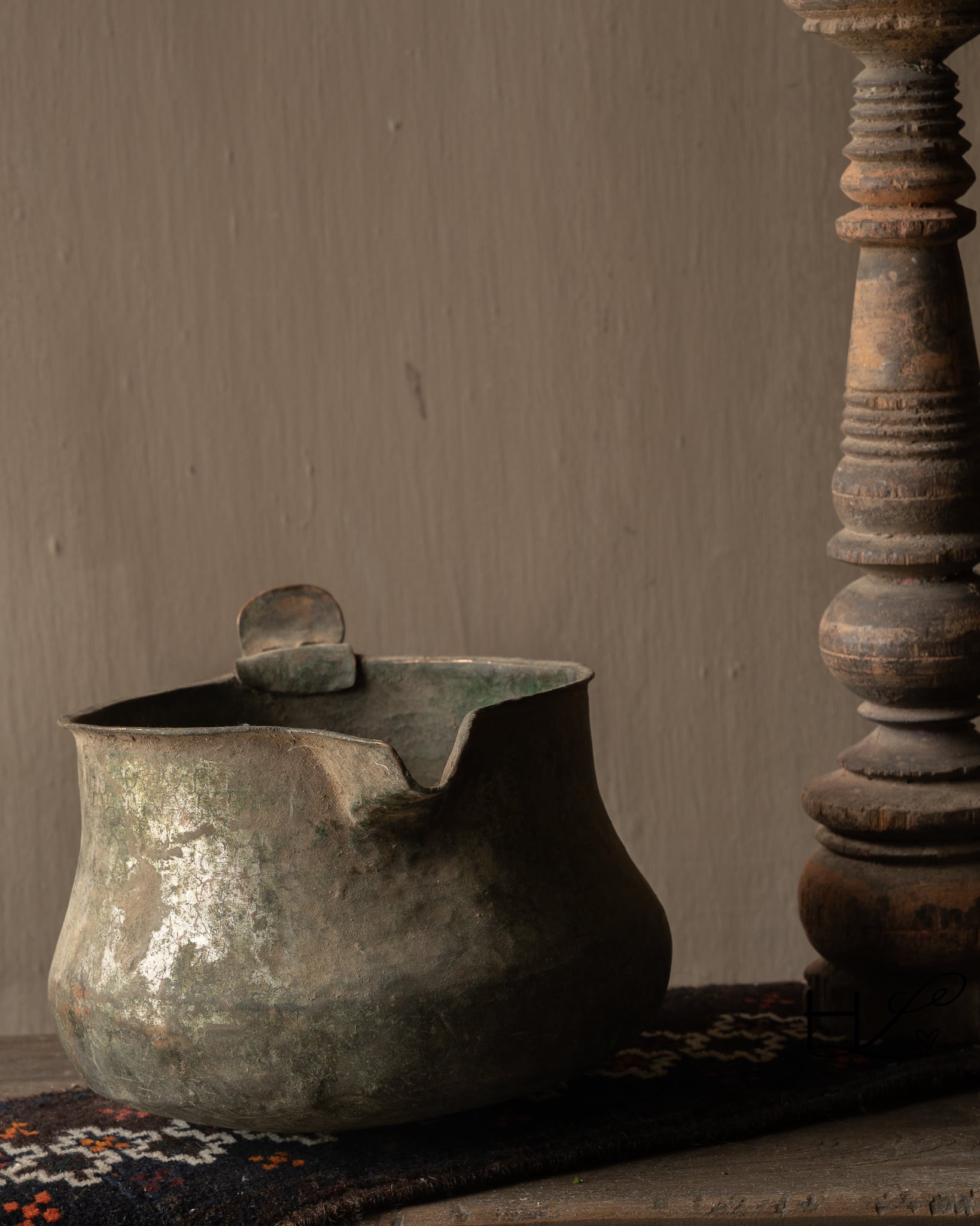 Unique Antique Copper Hoffz Jug-4