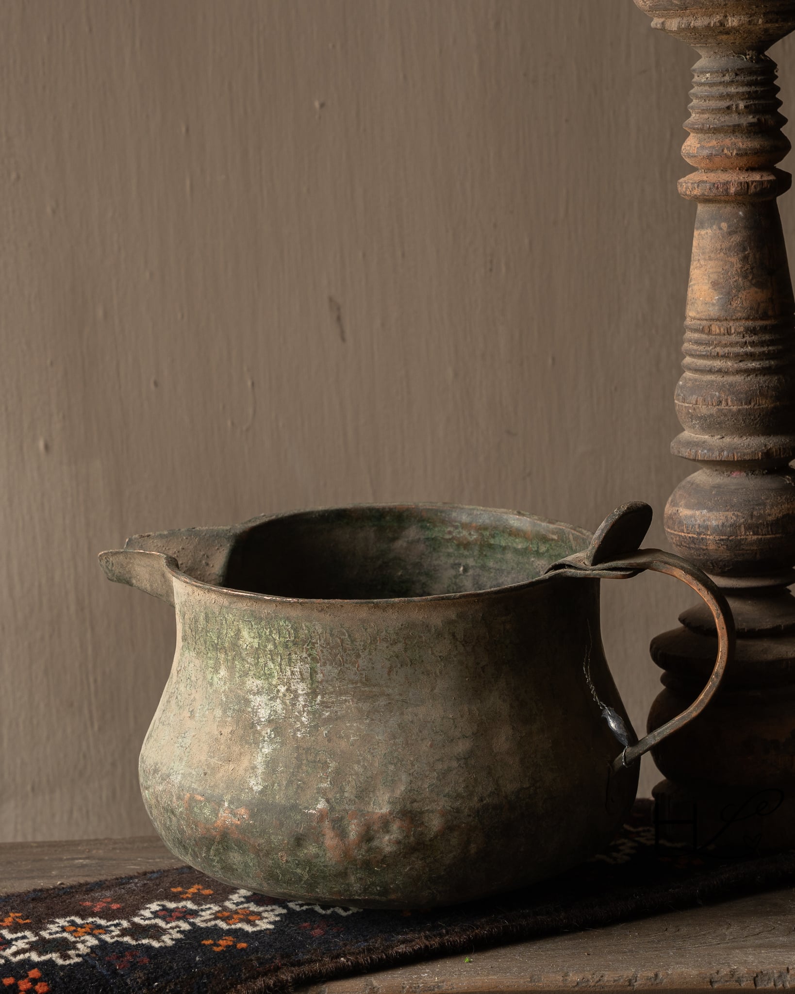 Unique Antique Copper Hoffz Jug-5