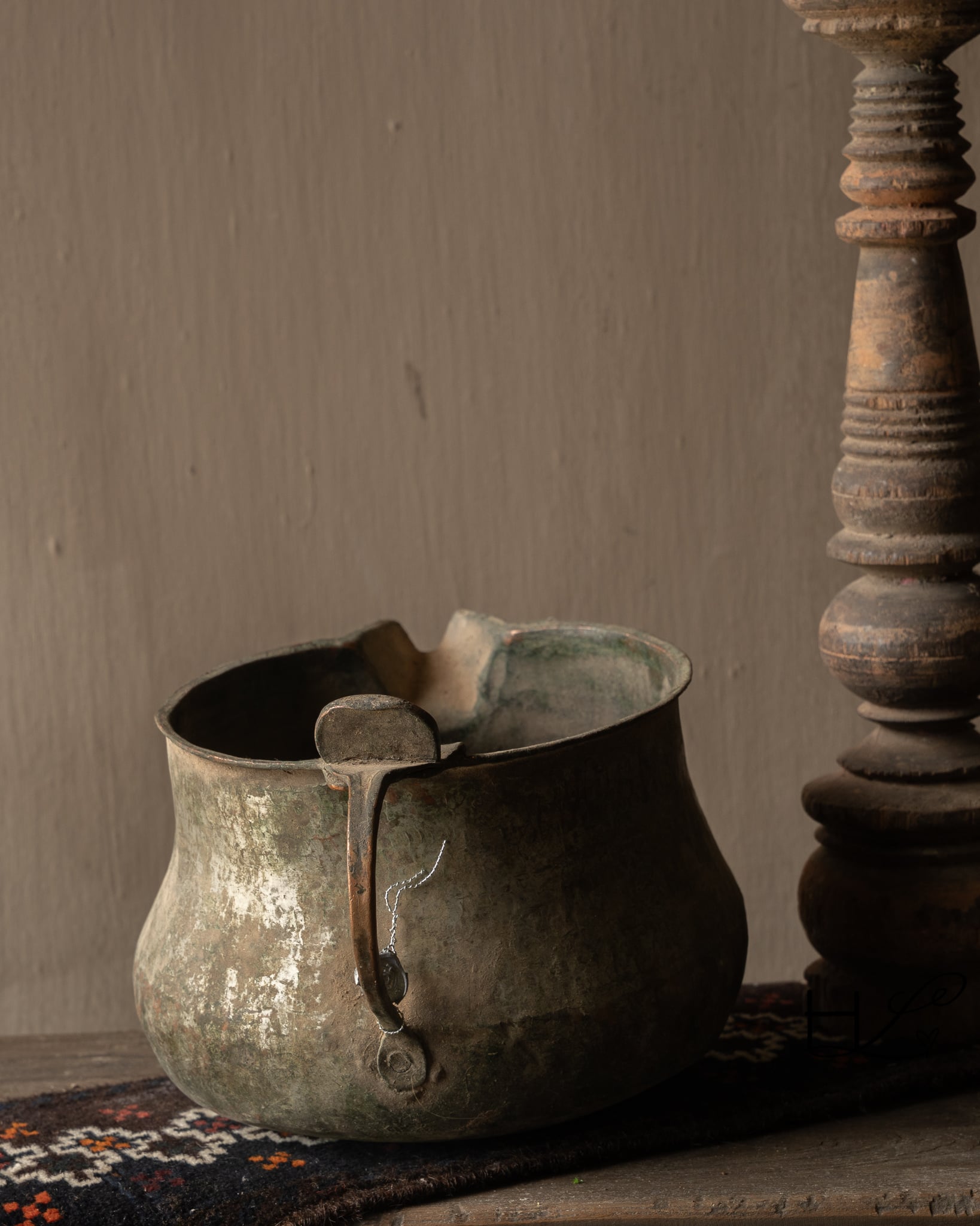 Unique Antique Copper Hoffz Jug-6
