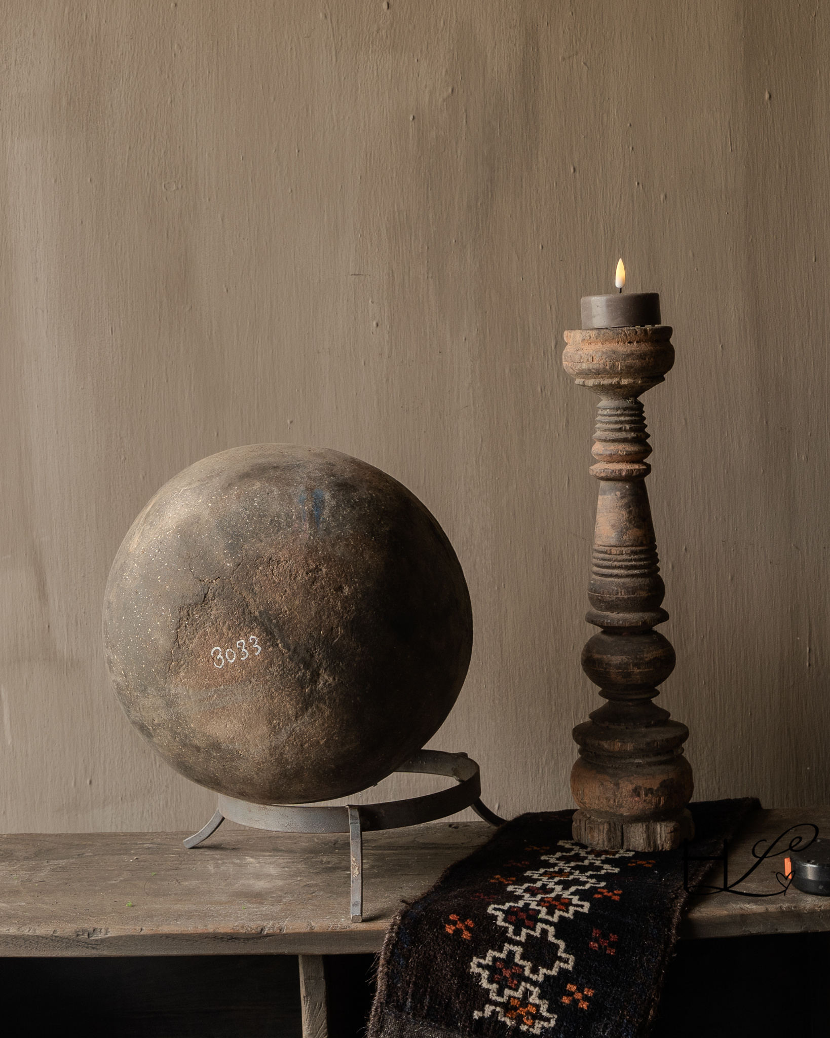 Beautiful Unique Antique earthenware HOFFZ Berber pot-6